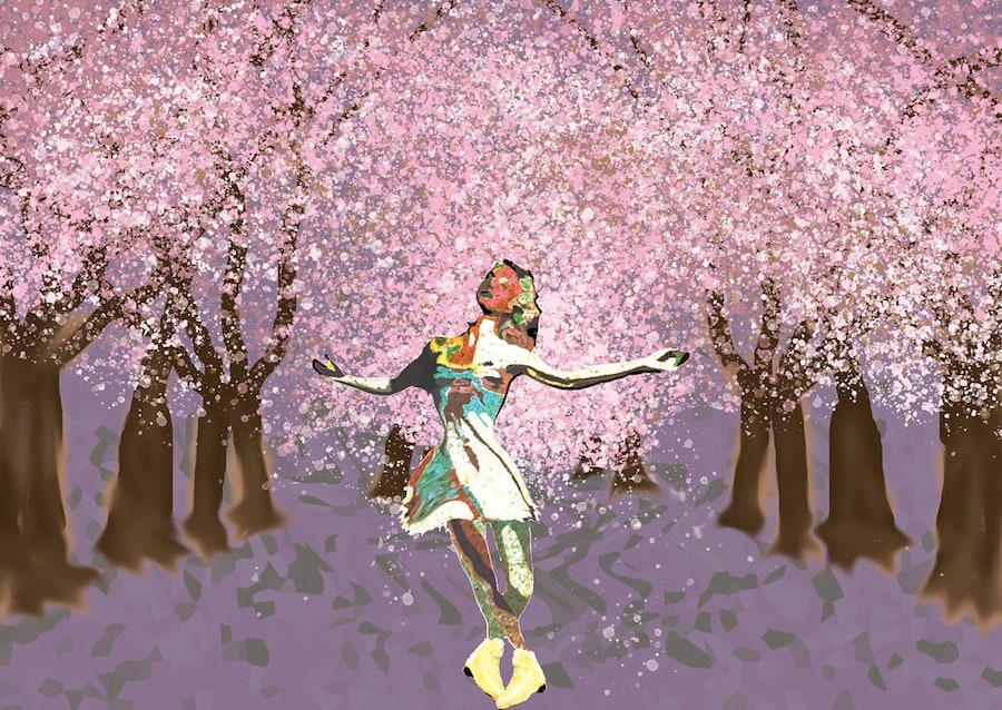 Four seasons promotional card